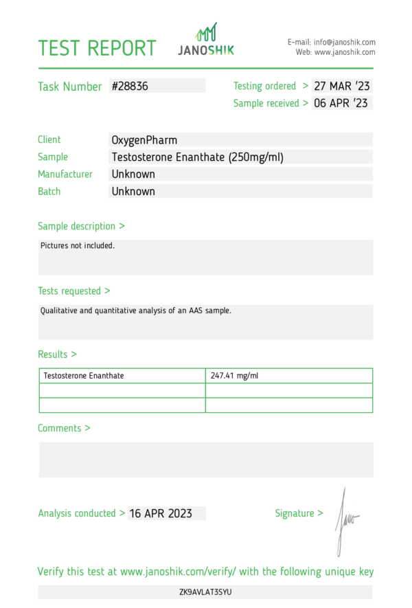 TEST ENANTHATE